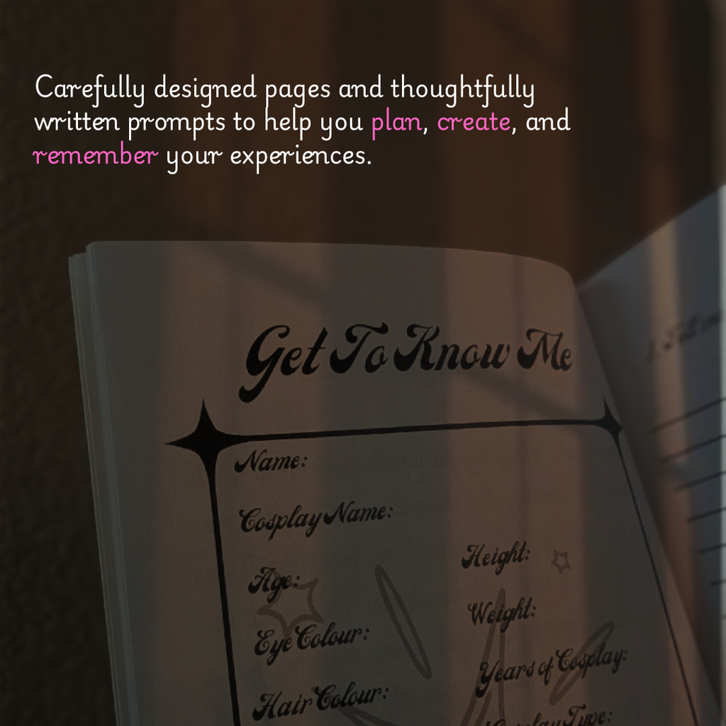 The Cos-Journal: A Journal for Cosplayers